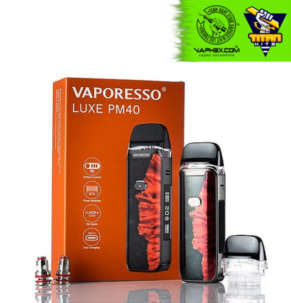 Vaporesso Luxe PM40 reddish black