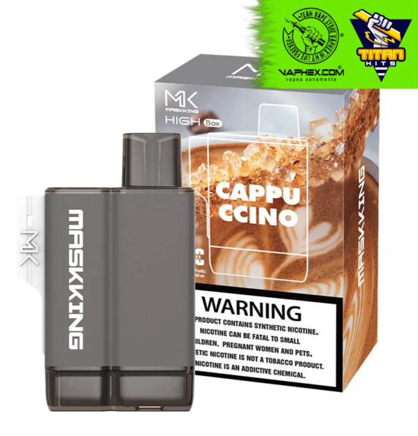 maskking high box cappuccino 3000 puffs