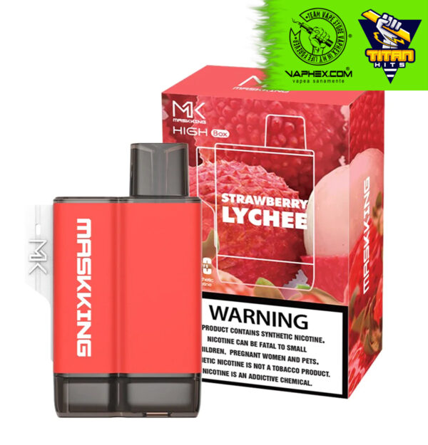 maskking high box strawberry lychee 3000 puffs