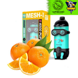 mesh orange soda ice 4000 puffs