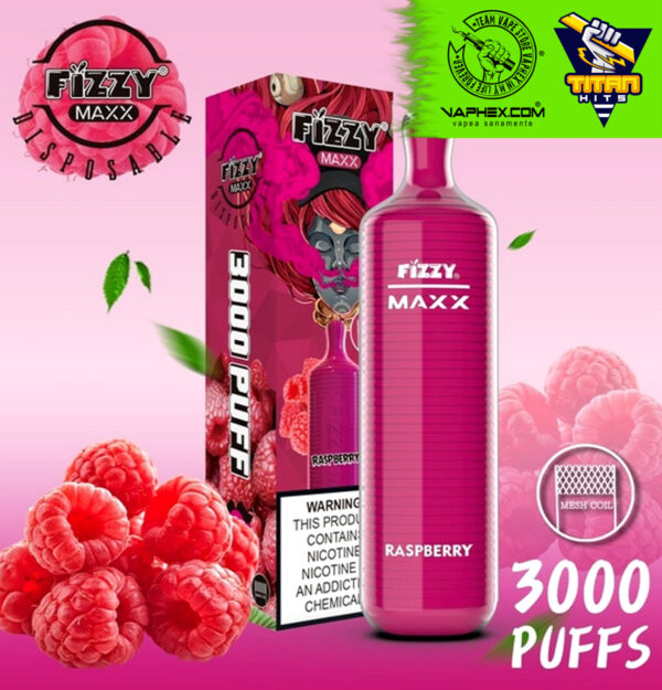 fizzy maxx raspberry 3000 puffs