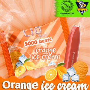 lio bar orange ice cream 5000 Puffs