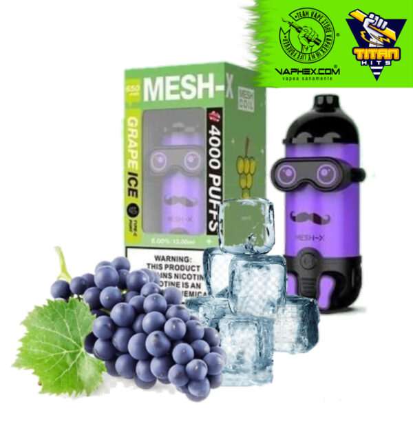 mesh grape ice 4000 puffs