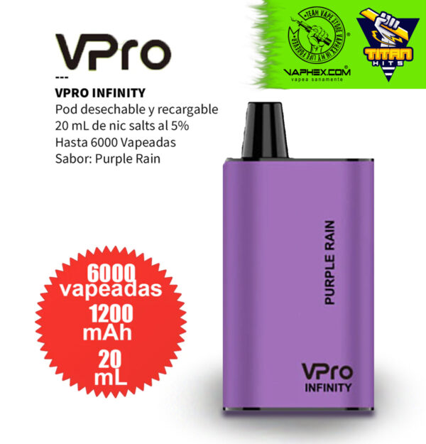 vpro infinity purple rain 6000 puufs