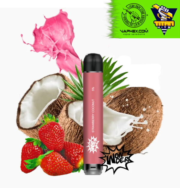 wonderga strawberry coconut 4500 puffs